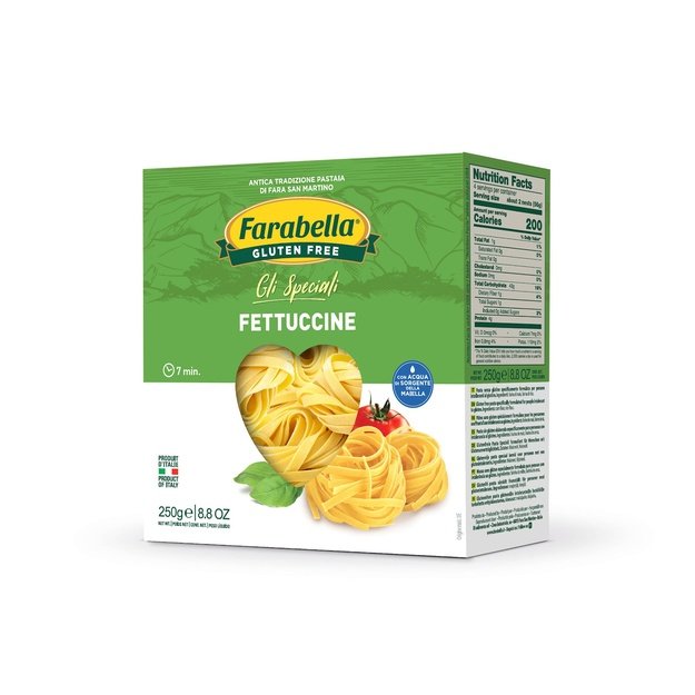 Makaronai Fettuccine, be glitimo, 500 g, Italija