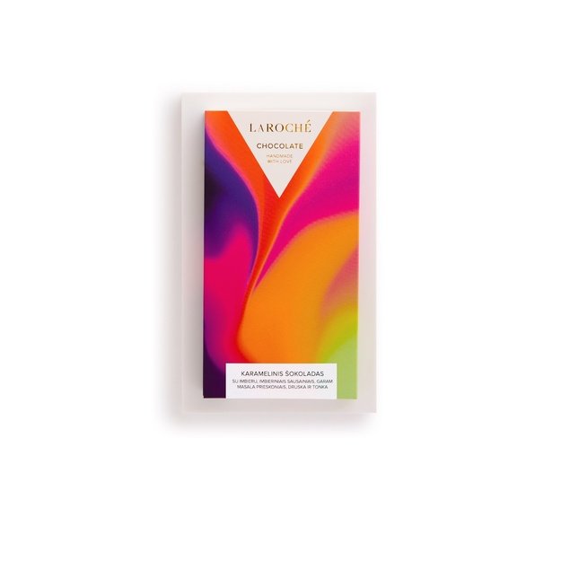 Karamelinis šokoladas su imbieru ir masala LAROCHÉ N° 2, 90 g, Lietuva