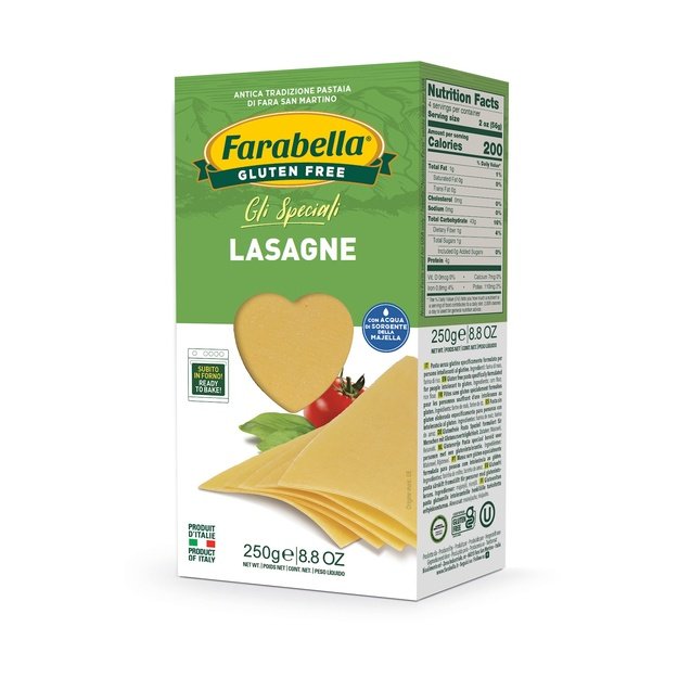 Lazanijos lakštai, be glitimo, 250 g, Italija