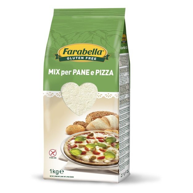 Duonos ir picos miltų mišinys, be glitimo, 1 kg, Italija