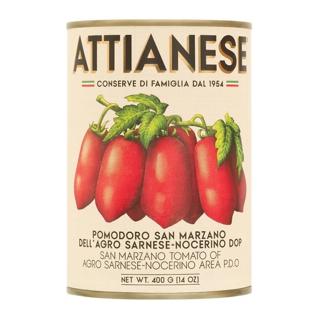 Nulupti San Marzano pomidorai sultyse, 400 g, Italija