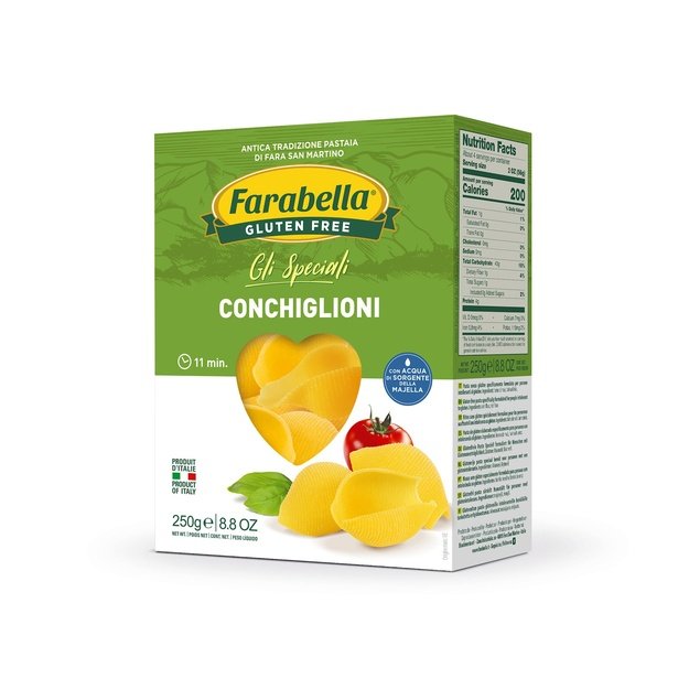 Makaronai Conchiglioni, be glitimo, 250 g, Italija