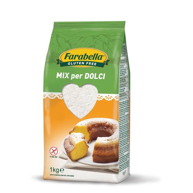 Miltų mišinys pyragams, be glitimo, 1 kg, Italija