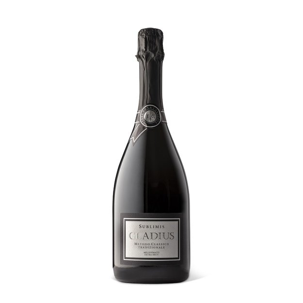 Sausas baltas putojantis vynas GLADIUS Spumante di qualita Metodo Classico, 0.75 L, Italija