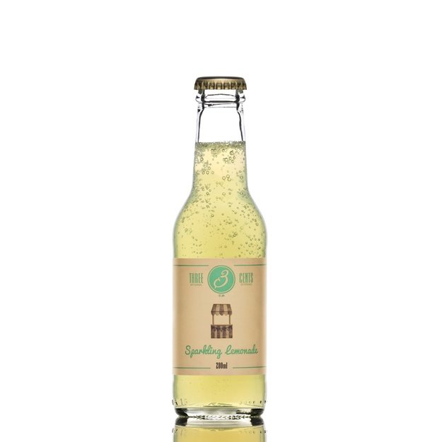 Gazuotas limonadas THREE CENTS, 0.2 L, Graikija