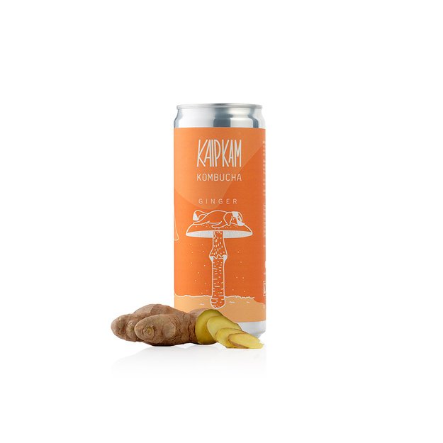 Imbierinė Kaip Kam kombučia, 330 ml, Lietuva