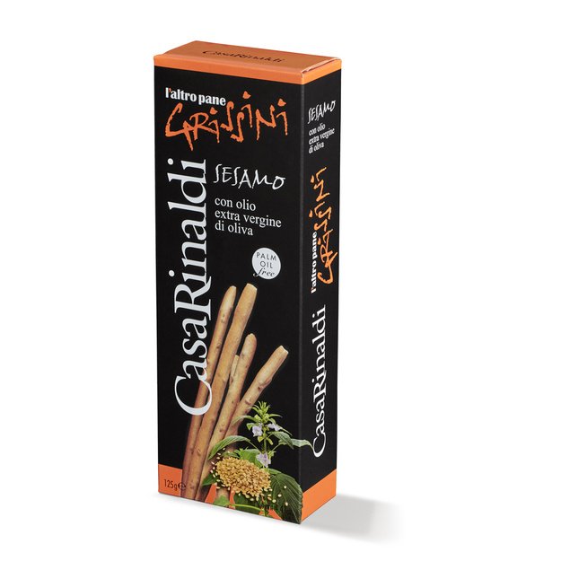 Duonos lazdelės su sezamu, 125 g, Italija