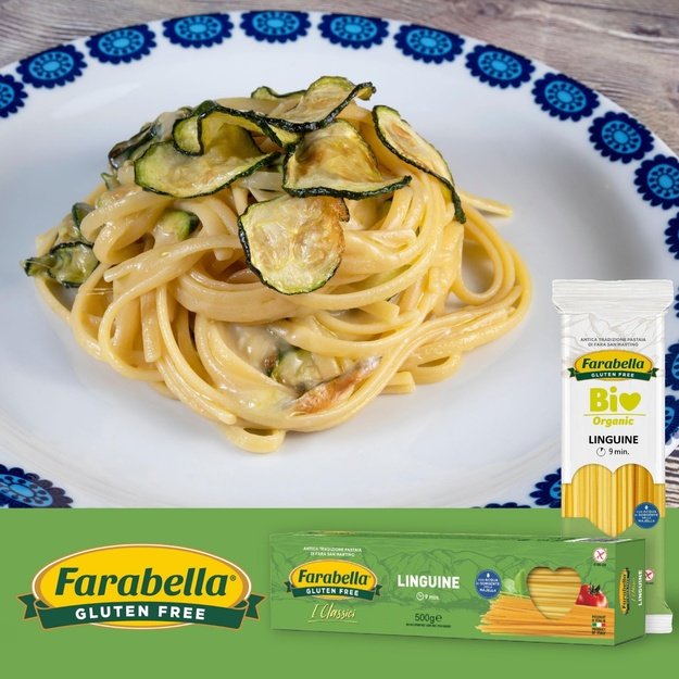 Ekologiški makaronai Linguine, be glitimo, 340 g, Italija