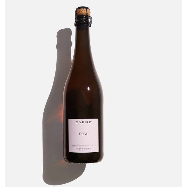 Nealkoholinis putojantis rožinis vynas ODDBIRD Rosé, 0.75 L, Švedija