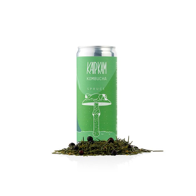 Eglių spyglių Kaip Kam kombučia, 330 ml, Lietuva