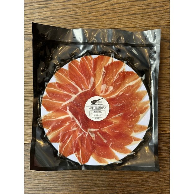Jamon Gran Reserva pjaustytas peiliu, 80 g, Ispanija