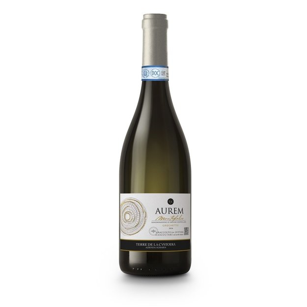 Sausas baltas vynas AUREM Montefalco DOC Grechetto, 0.75 L, Italija