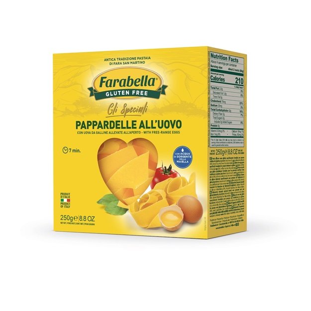 Kiaušininiai makaronai Pappardelle, be glitimo, 250 g, Italija