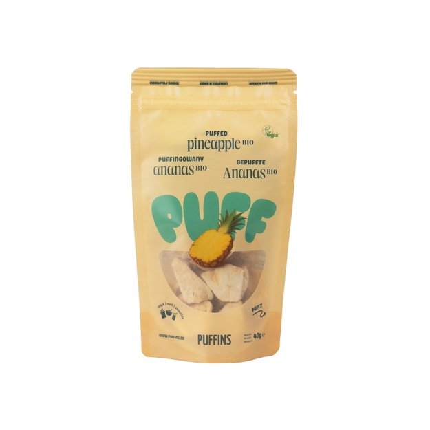 Vakuume džiovinti ananasai, 40 g, Lenkija