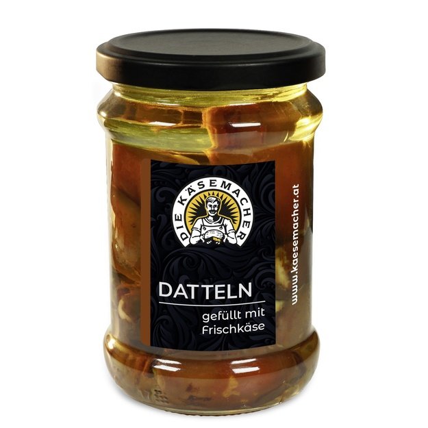 Datulės, įdarytos šviežiu sūriu, 250 g, Austrija