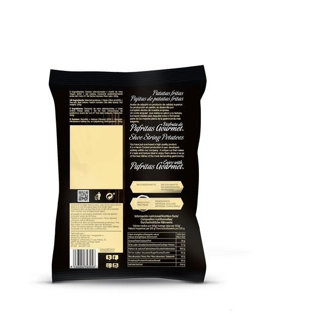Bulvių lazdelės su druska, 100 g, Ispanija