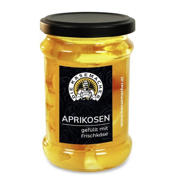 Abrikosai, įdaryti šviežiu sūriu, 250 g, Austrija