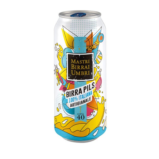 Kraftinis alus birra Pils C40, 0.44 L, Italija